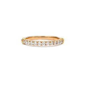 14k Rose Gold Diamond Wedding Ring